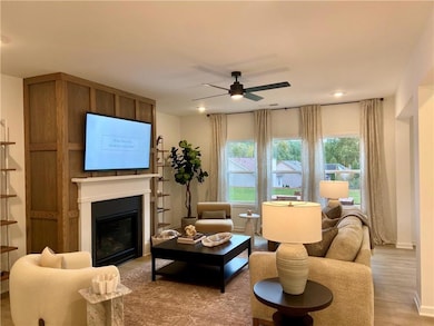 Family Room with Open Concept to Kitchen