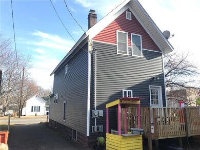 Rear of house