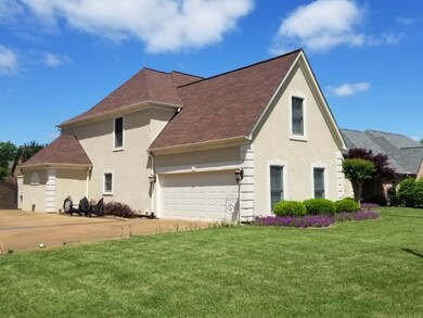 The home is situated on a corner lot, and has plen
