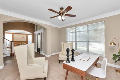 This photo is taken from within the room, showcasi