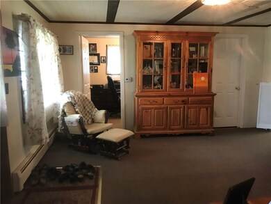 View from foyer looking toward the office