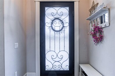 Beautiful Iron/glass front door