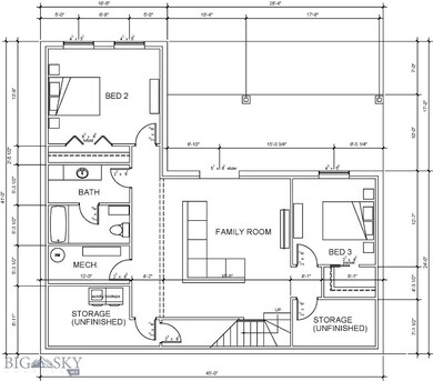 Lower Level Floor Plan