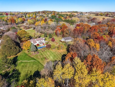 From Above House & Outbuilding