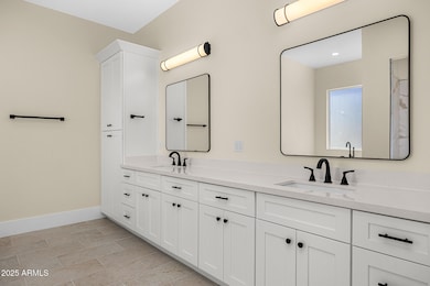primary bathroom sample finishes