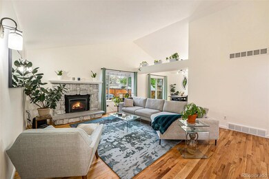 Living room - open floor plan to dining and bar ar
