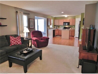 Desirable open floor plan with room for dinette ta
