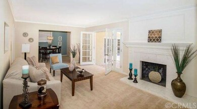 Just open the French doors to enjoy entertaining o