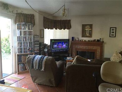 Family room with tile entry