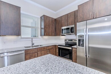Granite countertops, SS appliances, and modern fin