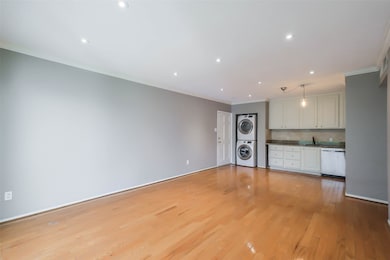 From this angle of the living room you can see that the kitchen is open to the living room.