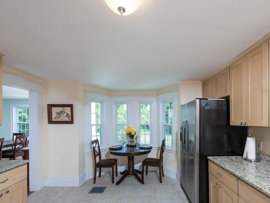 Beautiful bow window in the kitchen...