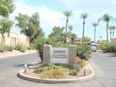 Entrance to Sands Scottsdale Townhomes