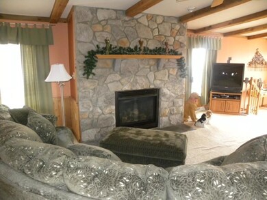 Great room fireplace