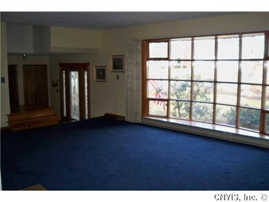Living Room Living room with large picture window 