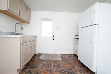 updated kitchen with stove & frig
