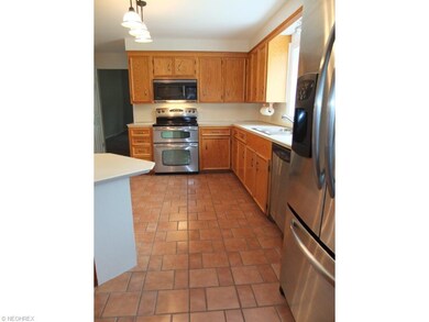 Fully applianced kitchen with stainless steel doub