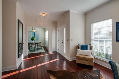 Entry foyer with closet
