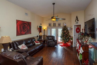 Large open family room