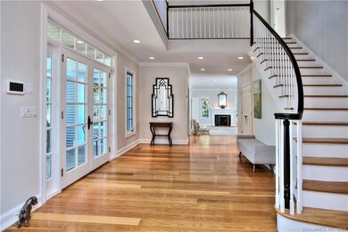 Enjoy custom Dentil millwork as you continue throu