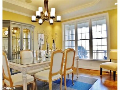 Dining Room - The formal dining room has trey ceil