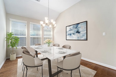 Bright and inviting dining room featuring elegant
