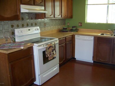Kitchen with newer appliances.