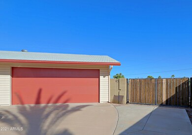 RV and Garage Entrance