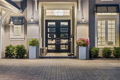 View of exterior entry with french doors