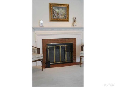 Living Room. Beautiful traditional wood burning fi