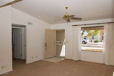 Living room towards guest bedroom.
