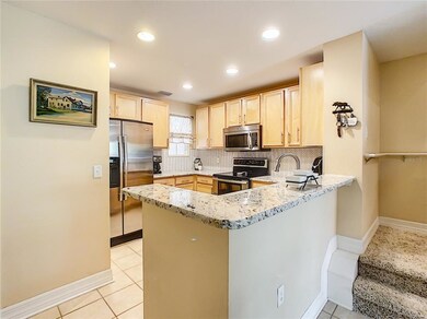 Breakfast bar area