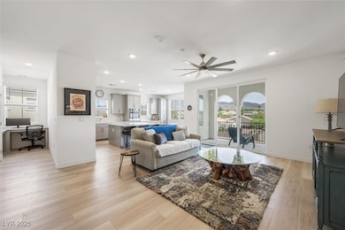 Huge open floorplan with living room, kitchen and