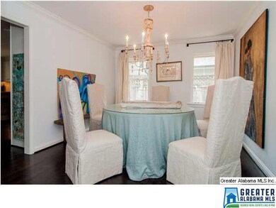 Dining room large enough for entertaining
