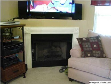 Sit by the corner fireplace with space above for t