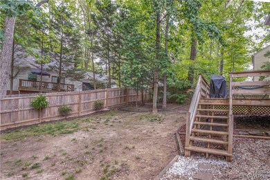 Rear Yard and privacy fence.