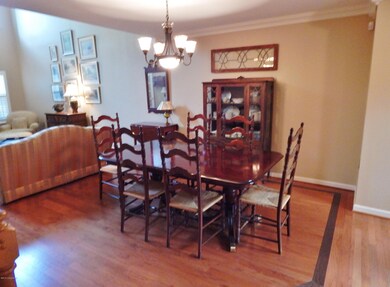 Dining area in great room
