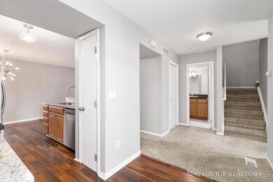 Entryway to the right/Kitchen.