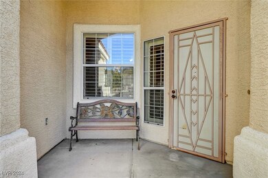 Spacious Porch with a security door.