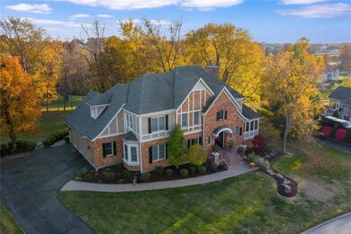 Front aerial with garage entrance