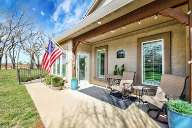 Southside covered patio