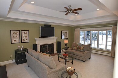 The family room has an east and west...