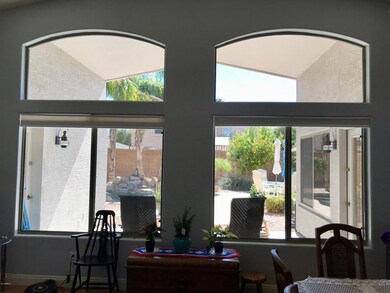 open windows to backyard