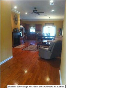 View of Living Room & Dining Room from Foyer