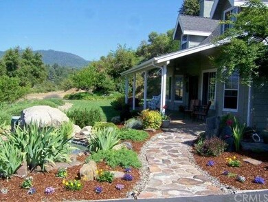 Beautiful landscaping in front yard