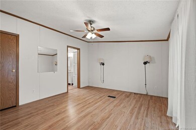 Master bedroom, has walk in closet.