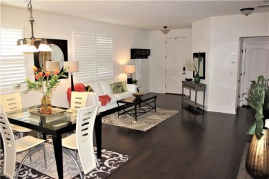 Interior Layout of Living/Dining Area