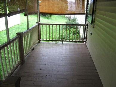 Newer Trek Decking from Main floor sun porch..