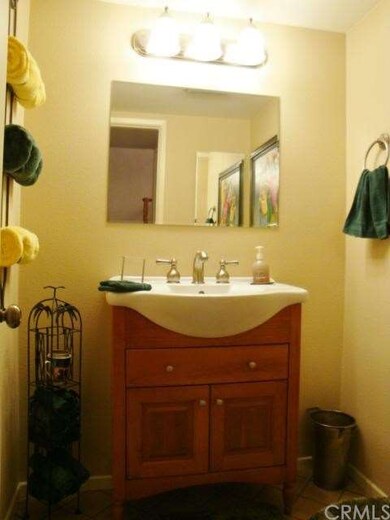 upgraded downstairs powder room