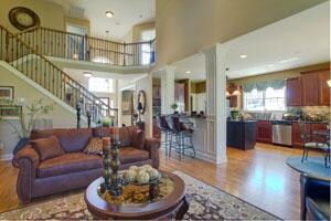 Opem floor plan integrates the kitchen and great room. (Photo of Decorated Model & For Representation Only)